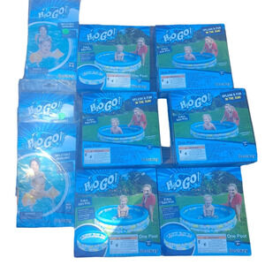 NIB-Spring Sale! Overstock Lot of SIX- 27 Gallon Kiddie or doggie blow up pools